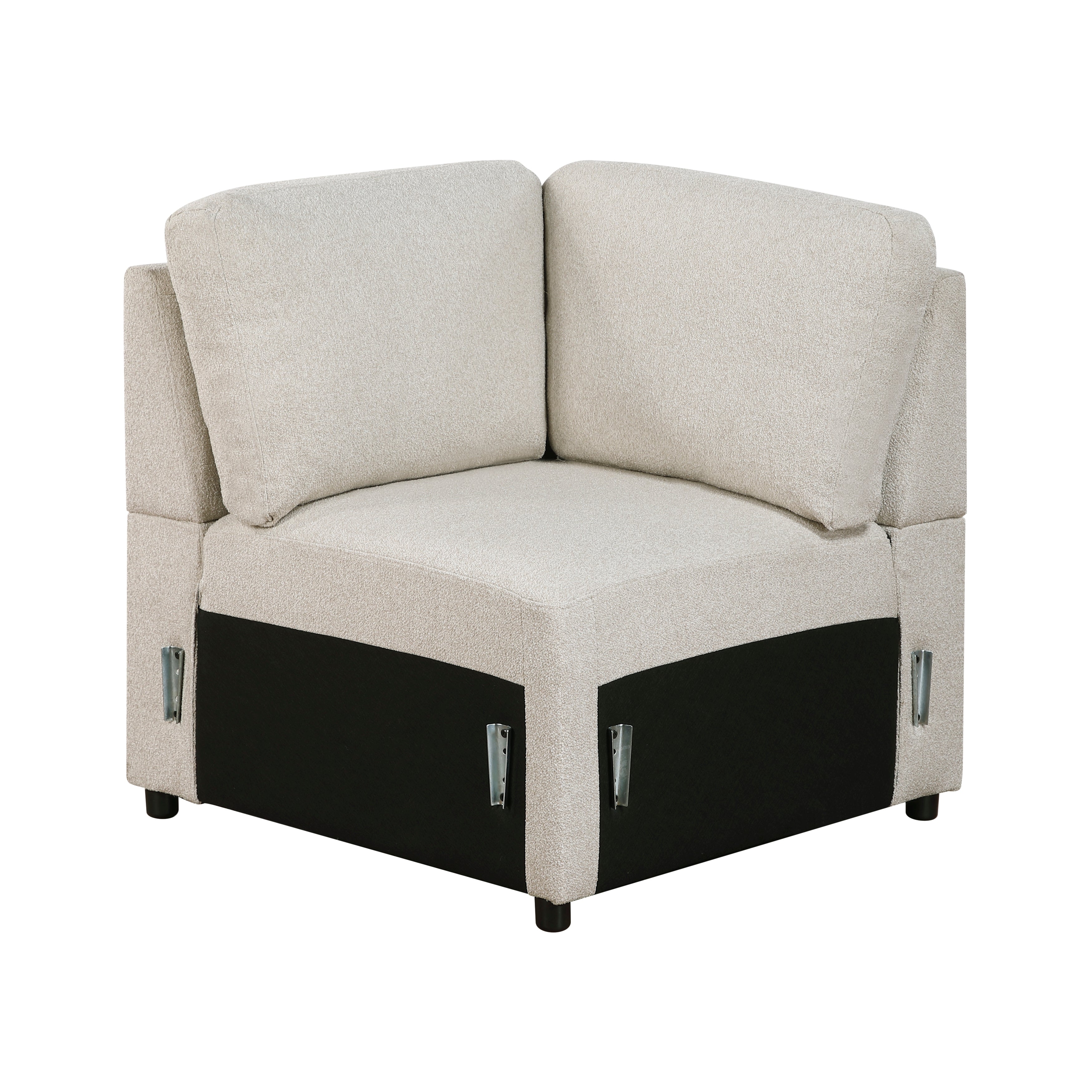 9630BE*42LRC (4)Sectional with Right Chaise, Pull-out Bed and Hidden Storages, Charging Ports - 9630BE*42LRC