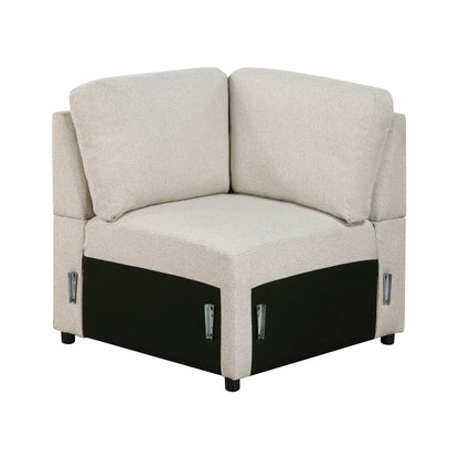 9630BE*42LRC (4)Sectional with Right Chaise, Pull-out Bed and Hidden Storages, Charging Ports - 9630BE*42LRC