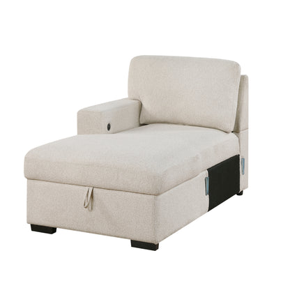 9630BE-LC (1/2)Left Side Chaise with Hidden Storage, 2-Seater&