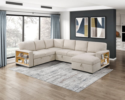 9630BE-RC Right Side Chaise with Hidden Storage, 2-Seater&