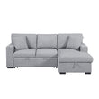 9630GY*22LRC (2)Sectional with Right Chaise, Pull-out Bed and Hidden Storage, Charging Ports - 9630GY*22LRC