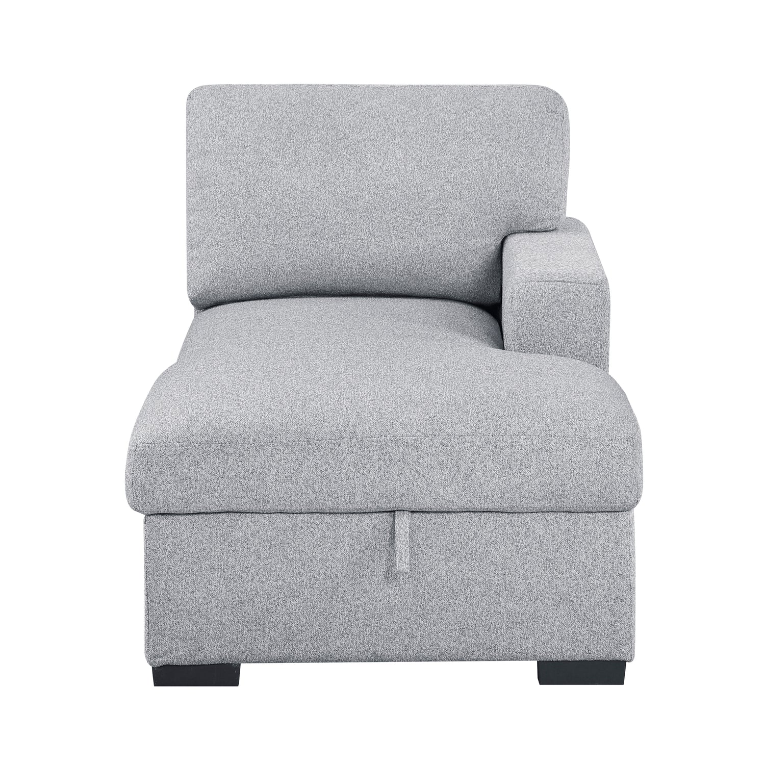 9630GY-RC Right Side Chaise with Hidden Storage, 2-Seater&