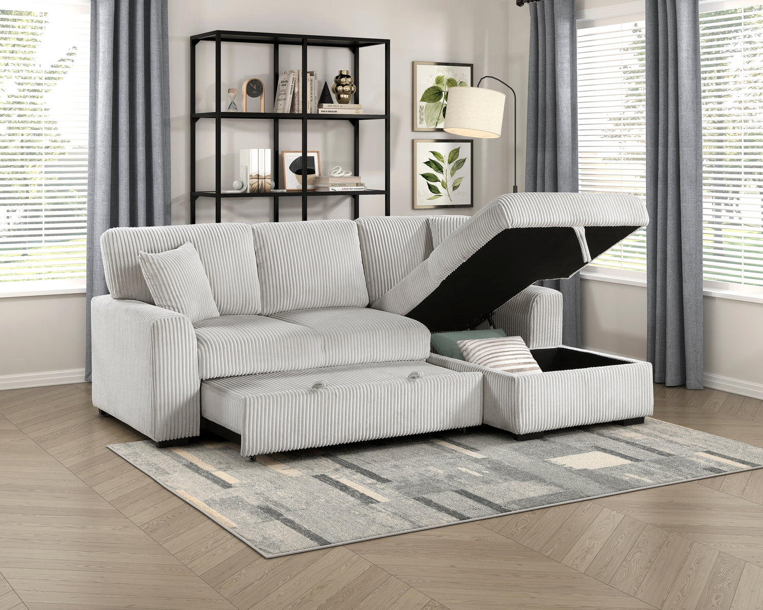 9633MNB*22LRC (2)2-Piece Sectional with Right Chaise - 9633MNB*22LRC