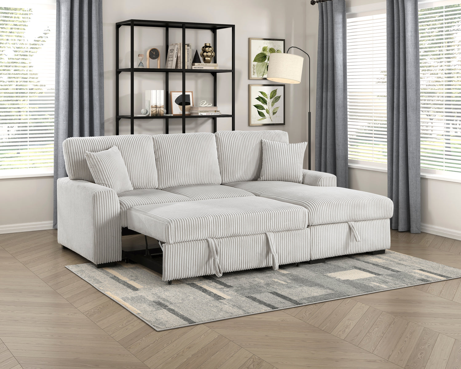 9633MNB*22LRC (2)2-Piece Sectional with Right Chaise - 9633MNB*22LRC