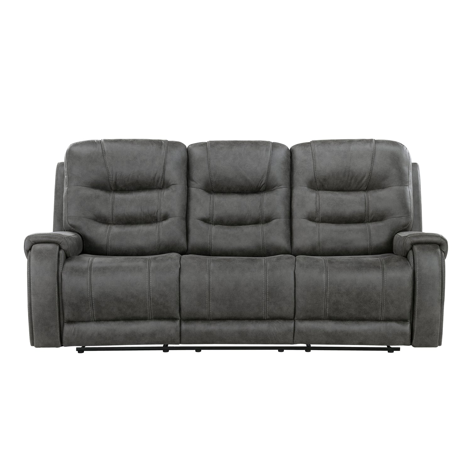9634DGY*2 2pc Set: Sofa, Love - 9634DGY*2