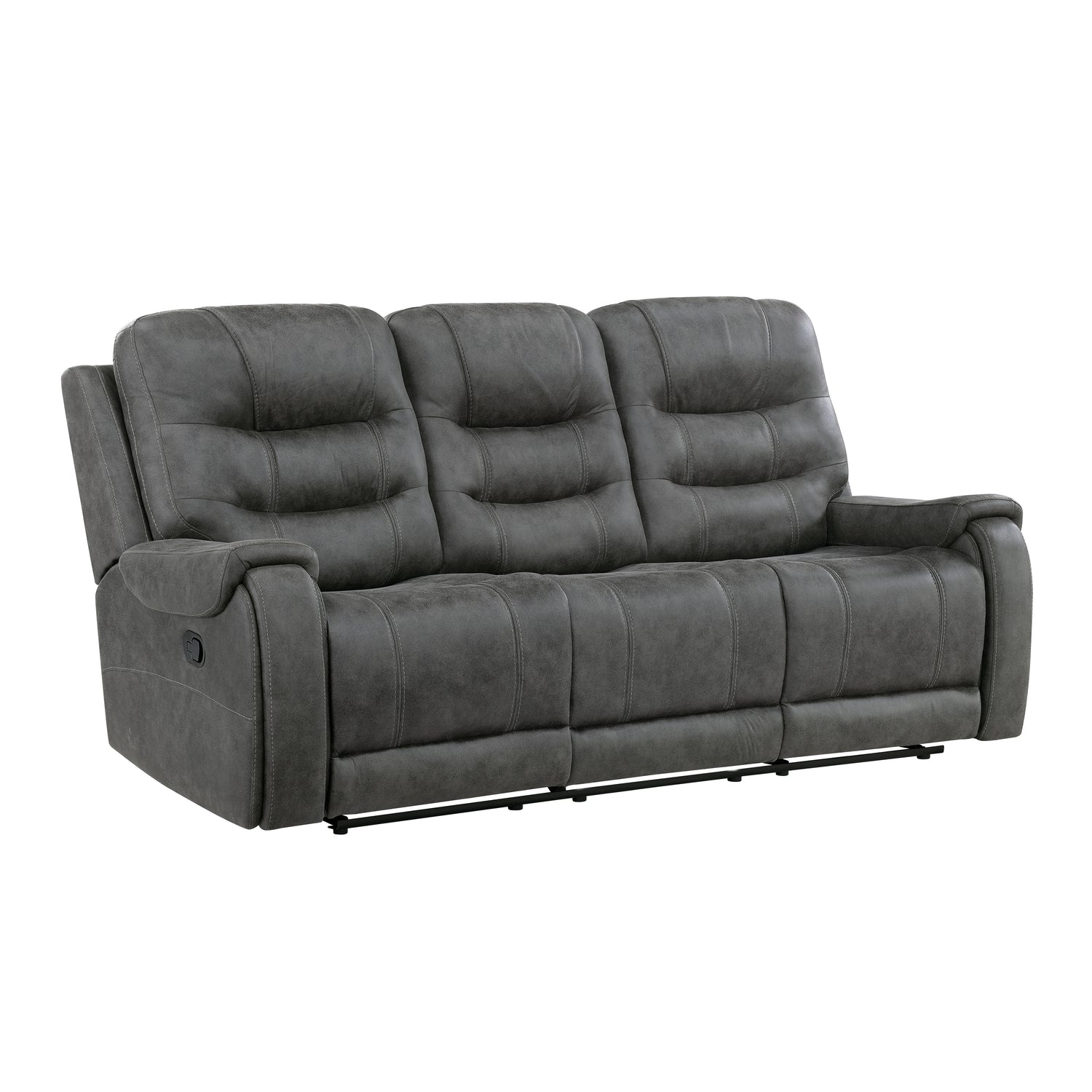 9634DGY*2 2pc Set: Sofa, Love - 9634DGY*2