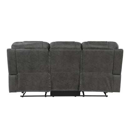 9634DGY*2 2pc Set: Sofa, Love - 9634DGY*2