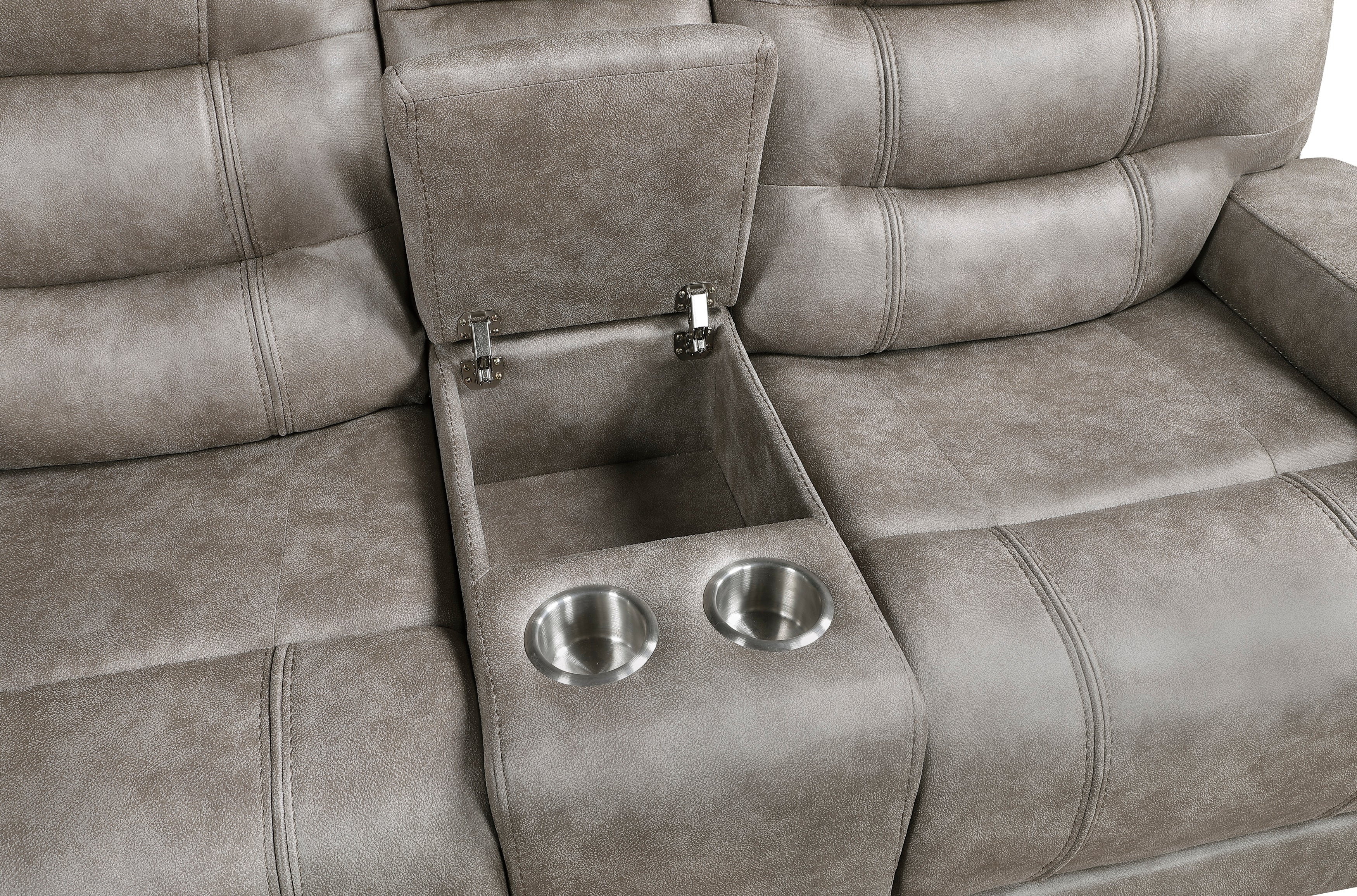9634GBR-2 Double Reclining Love Seat with Center Console - 9634GBR-2
