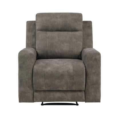 Muncie Brown Double Reclining Living Room Set from Homelegance - Luna Furniture
