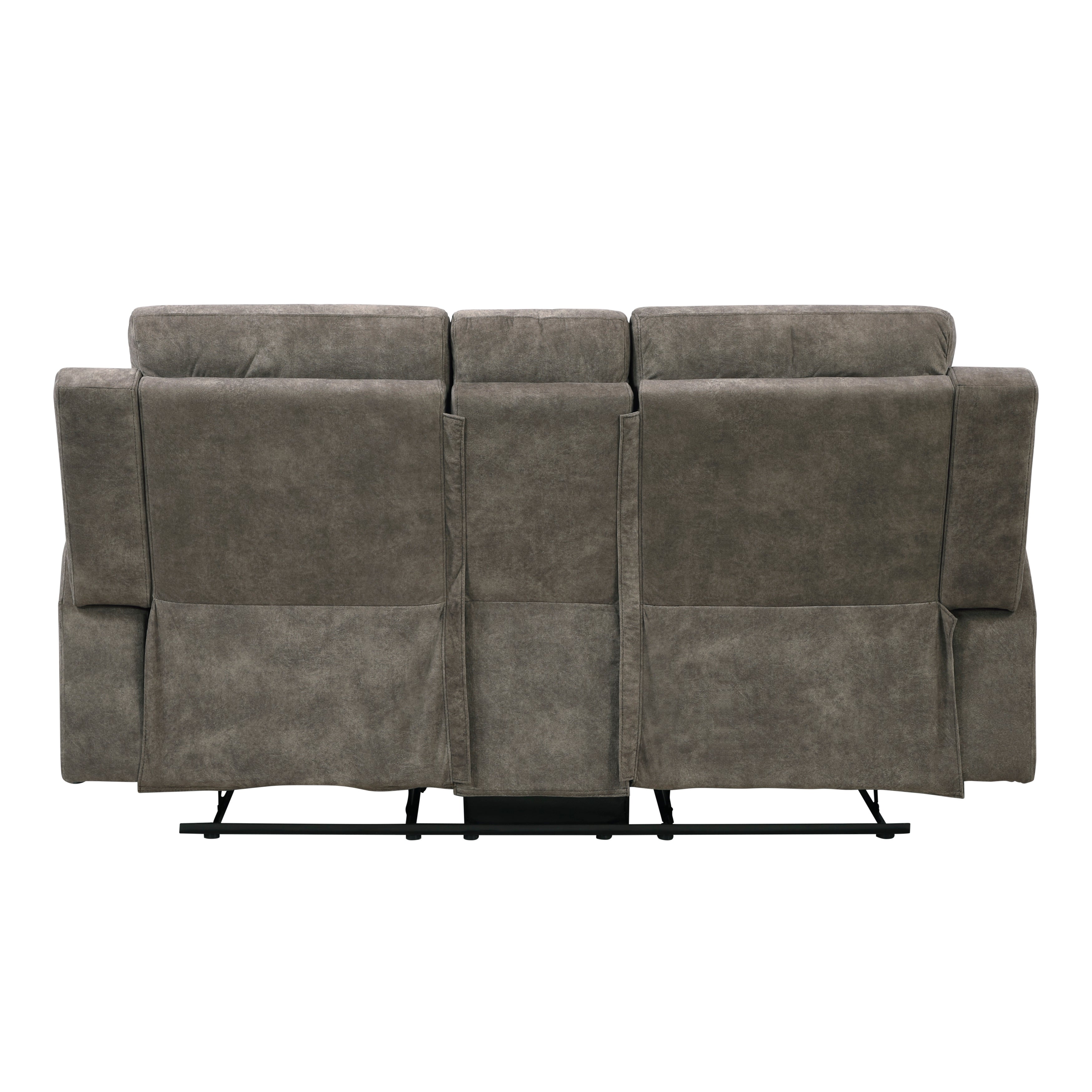 9635BR-2 Double Reclining Love Seat with Center Console - 9635BR-2