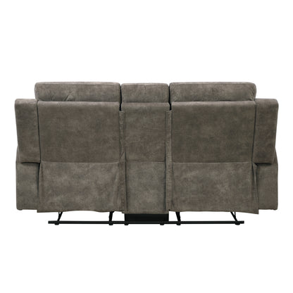 9635BR-2 Double Reclining Love Seat with Center Console - 9635BR-2