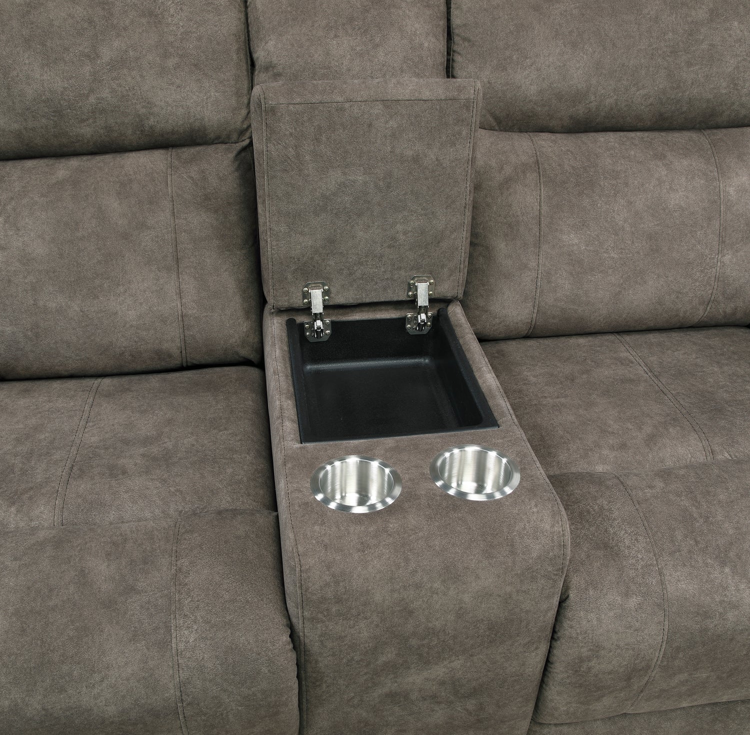 9635BR-2 Double Reclining Love Seat with Center Console - 9635BR-2