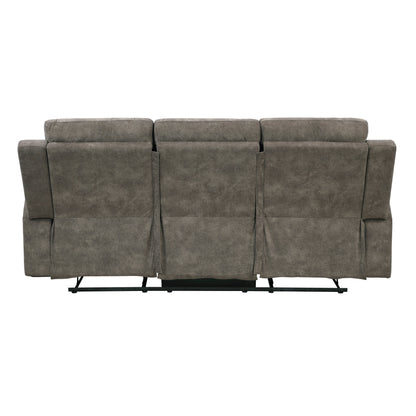 Muncie Brown Double Reclining Living Room Set from Homelegance - Luna Furniture