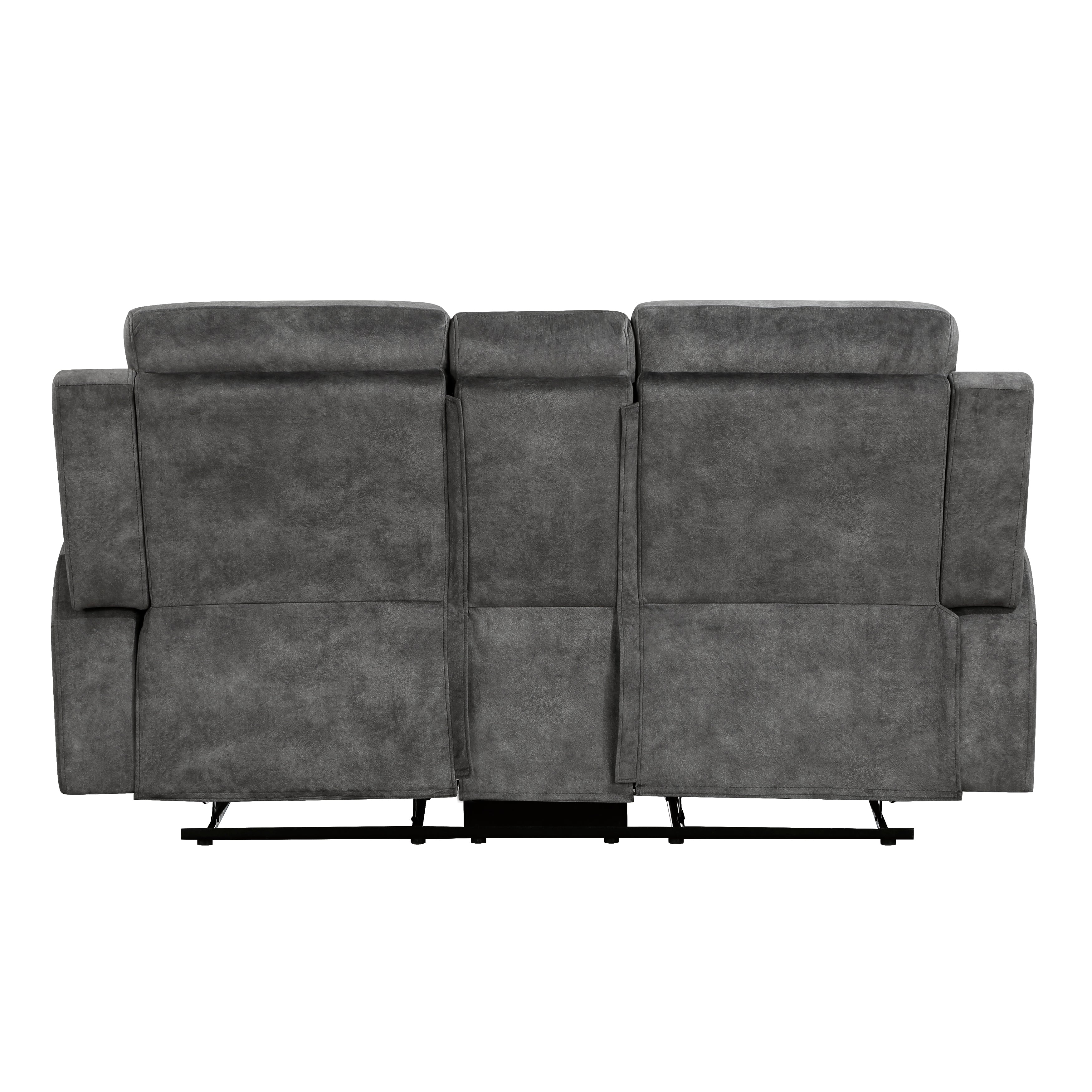 9635DG-2 Double Reclining Love Seat with Center Console - 9635DG-2