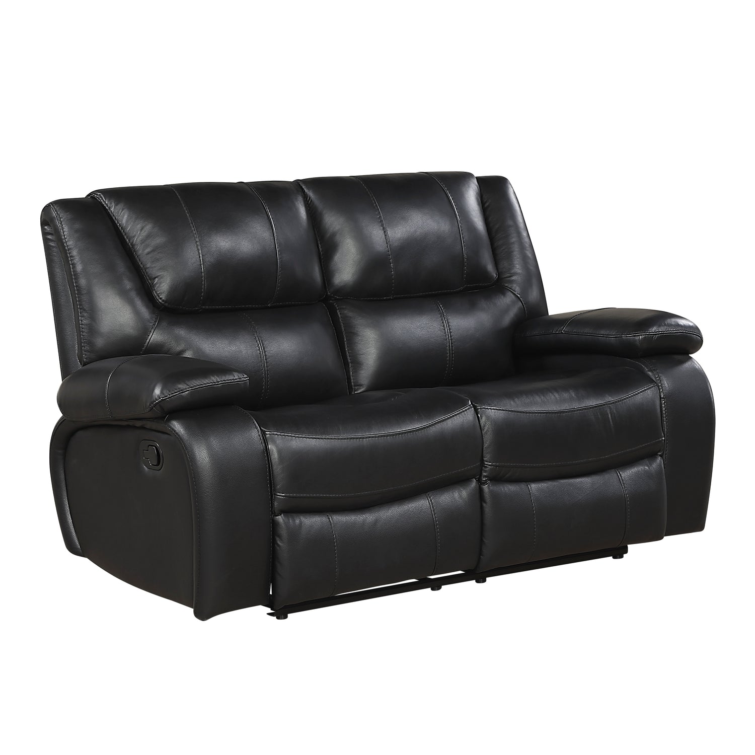 9639BK*2 2pc Set: Sofa, Love - 9639BK*2