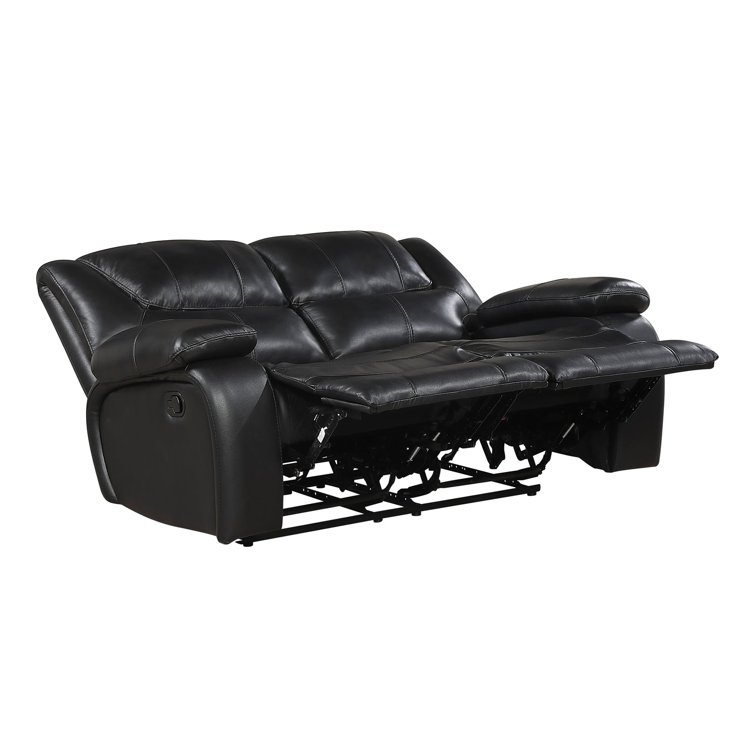 9639BK*2 2pc Set: Sofa, Love - 9639BK*2