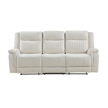 Dean Beige Double Reclining Living Room Set from Homelegance - Luna Furniture