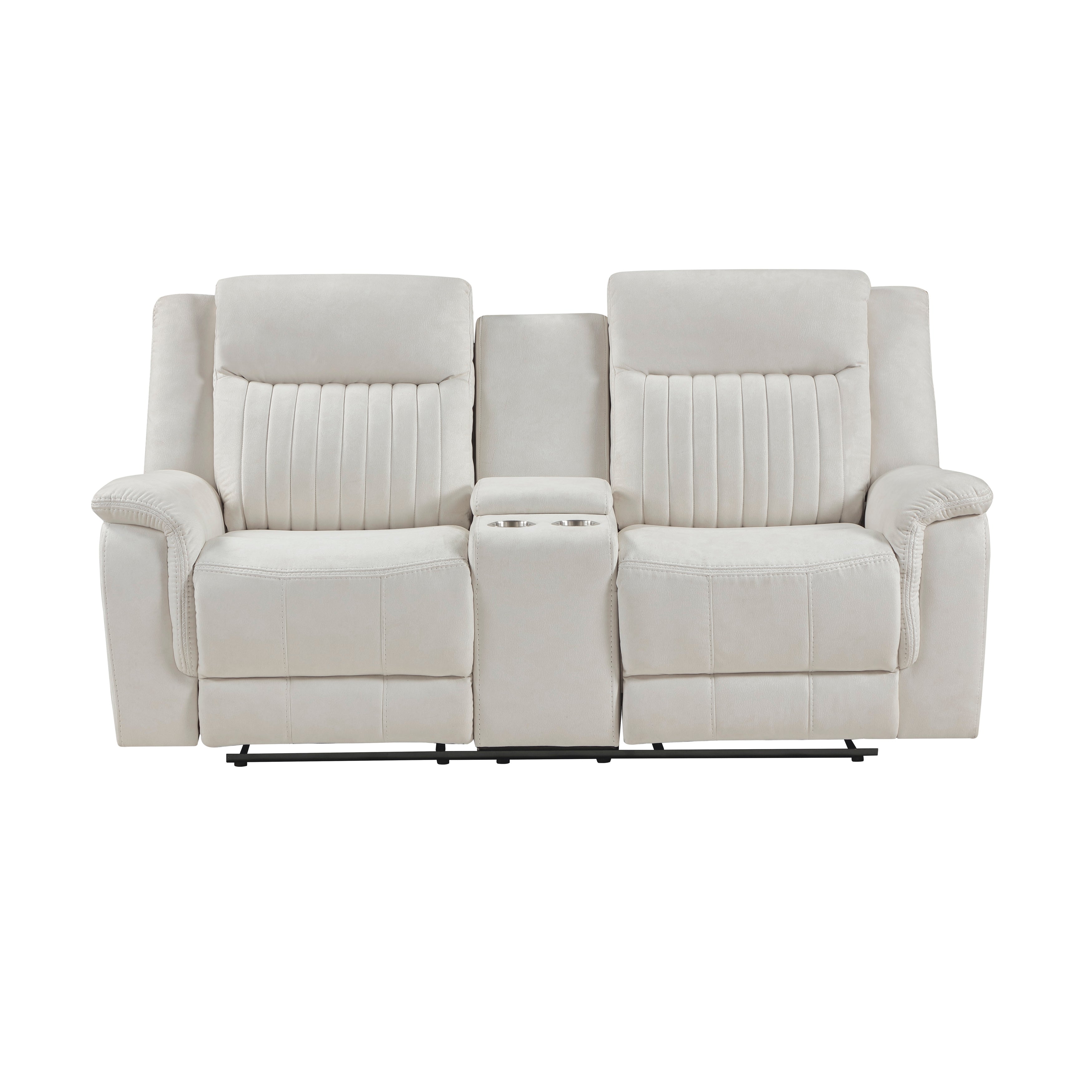 Dean Beige Double Reclining Living Room Set from Homelegance - Luna Furniture