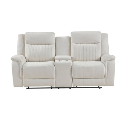 Dean Beige Double Reclining Living Room Set from Homelegance - Luna Furniture