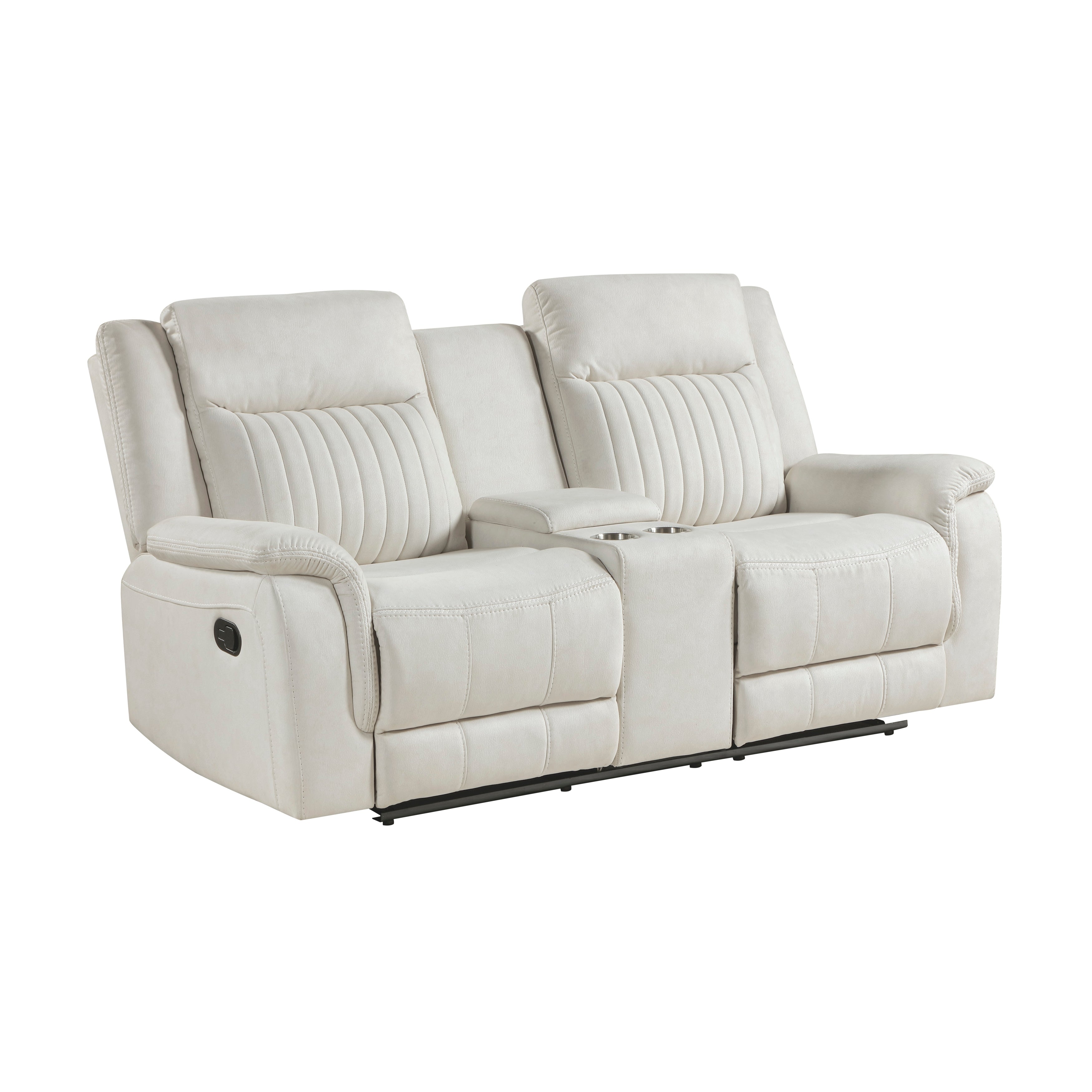 Dean Beige Double Reclining Living Room Set from Homelegance - Luna Furniture