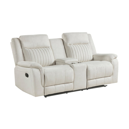 Dean Beige Double Reclining Living Room Set from Homelegance - Luna Furniture