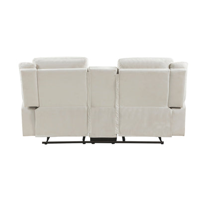 Dean Beige Double Reclining Living Room Set from Homelegance - Luna Furniture