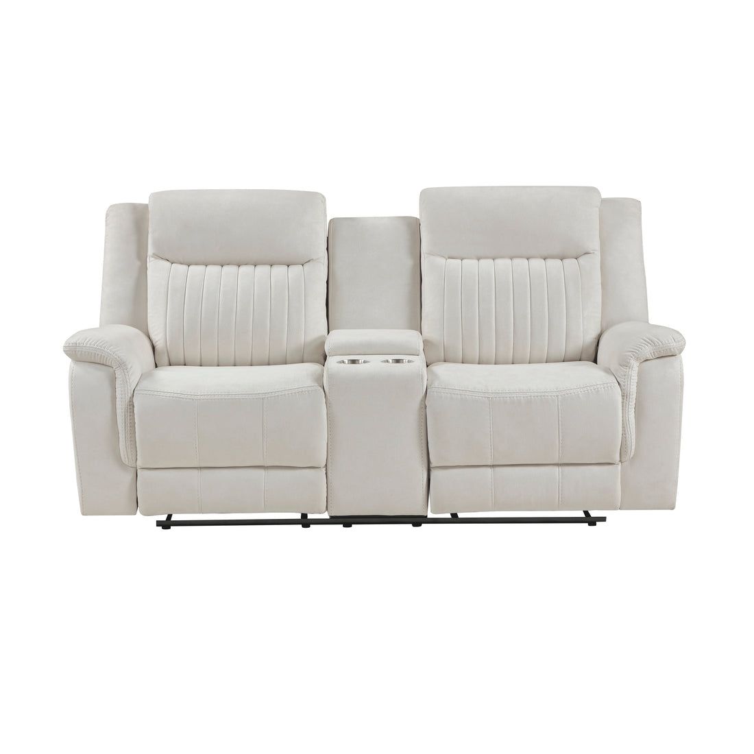 9646BE-2 Double Reclining Love Seat with Center Console - 9646BE-2