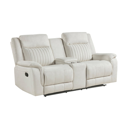 9646BE-2 Double Reclining Love Seat with Center Console - 9646BE-2