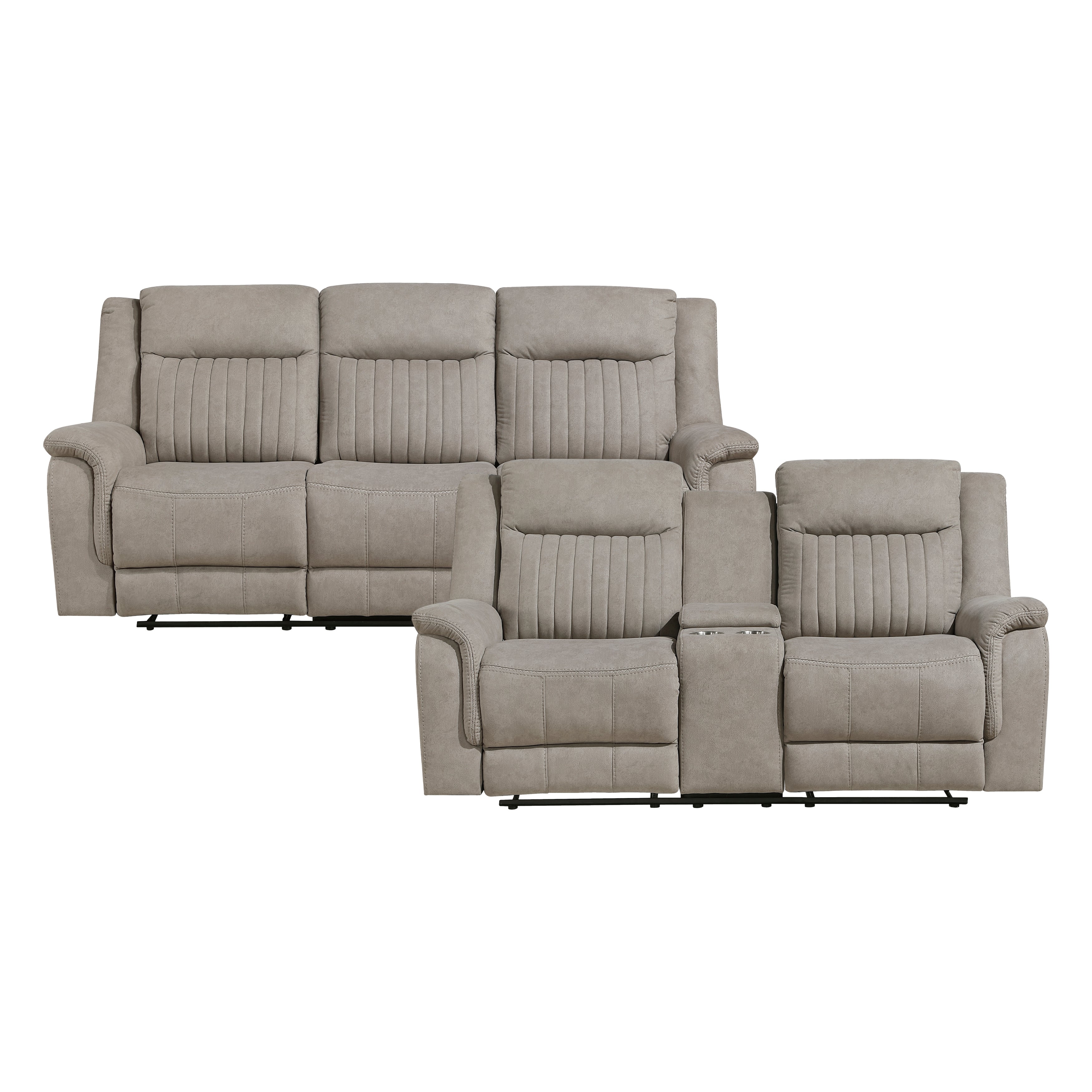 9646DV*2 2pc Set: Sofa, Love - 9646DV*2