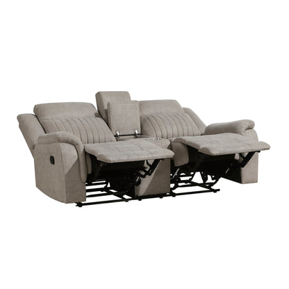 Dean Dove Double Reclining Living Room Set from Homelegance - Luna Furniture