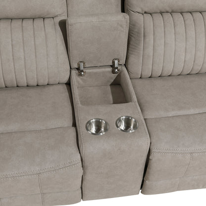 Dean Dove Double Reclining Living Room Set from Homelegance - Luna Furniture