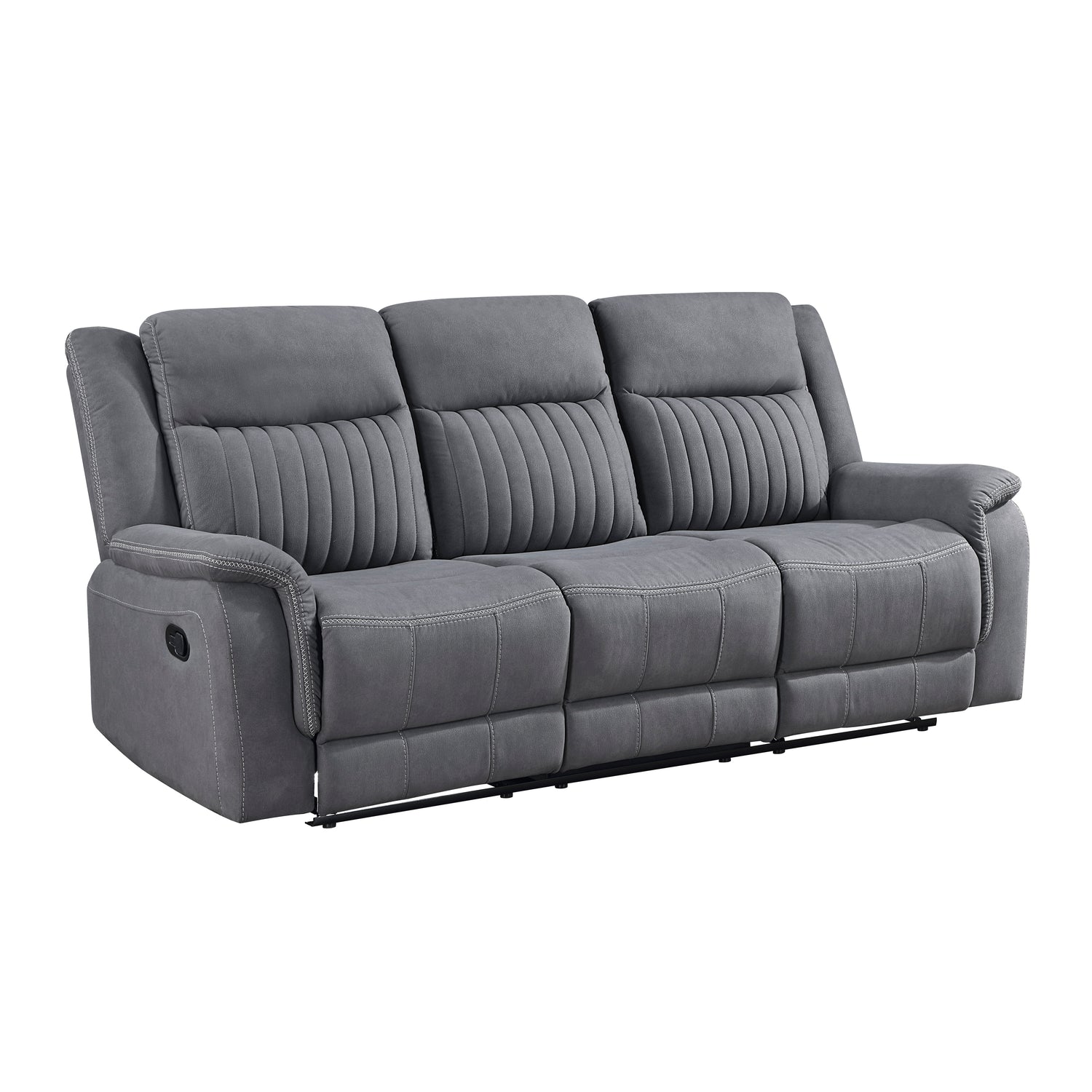 9646GY*2 2pc Set: Sofa, Love - 9646GY*2