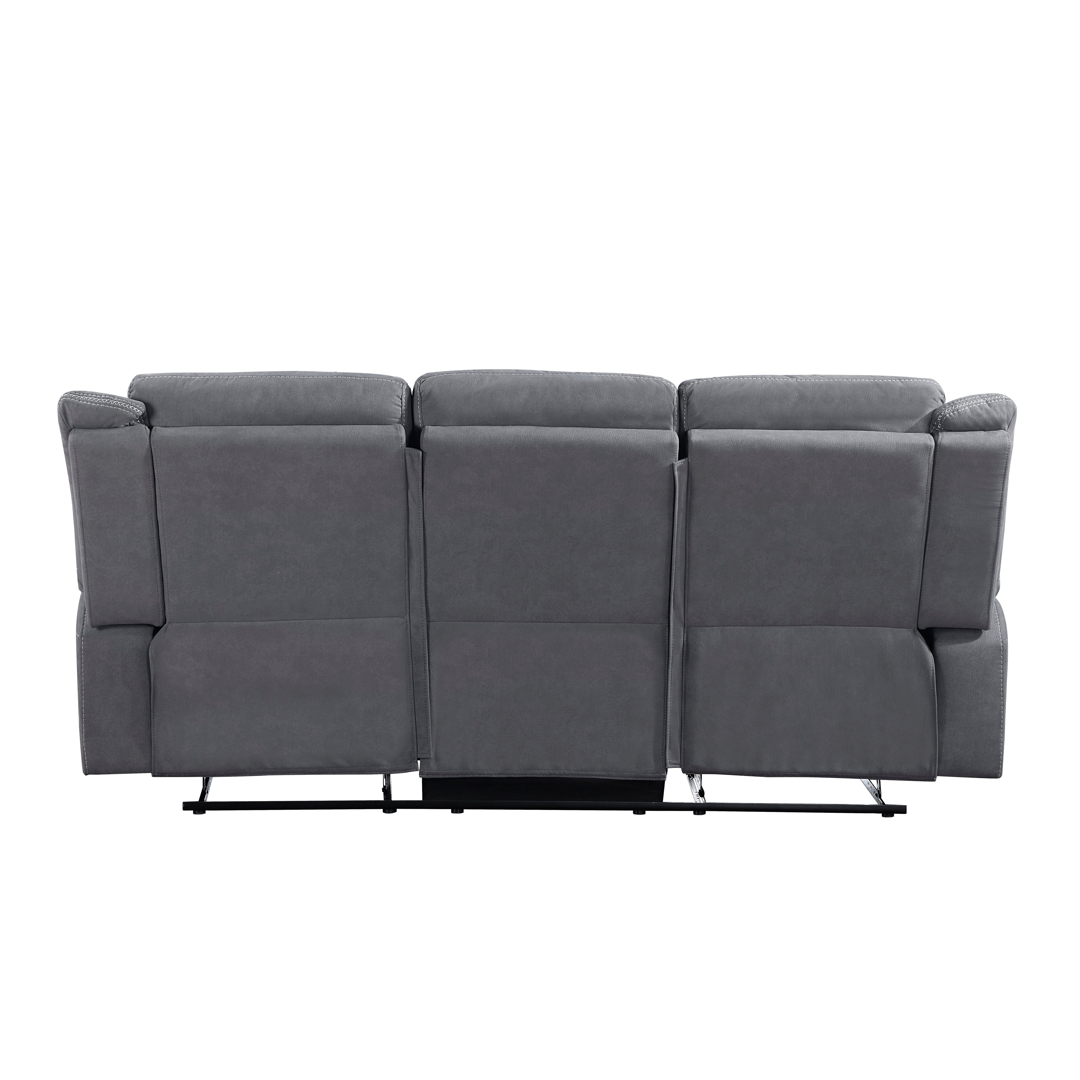 9646GY*2 2pc Set: Sofa, Love - 9646GY*2