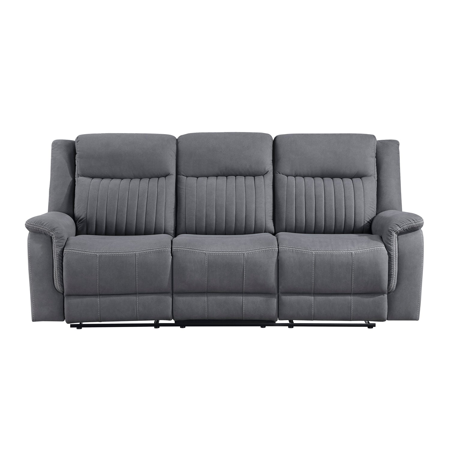 Dean Gray Double Reclining Living Room Set from Homelegance - Luna Furniture