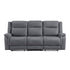 9646GY-3 Double Reclining Sofa - 9646GY-3
