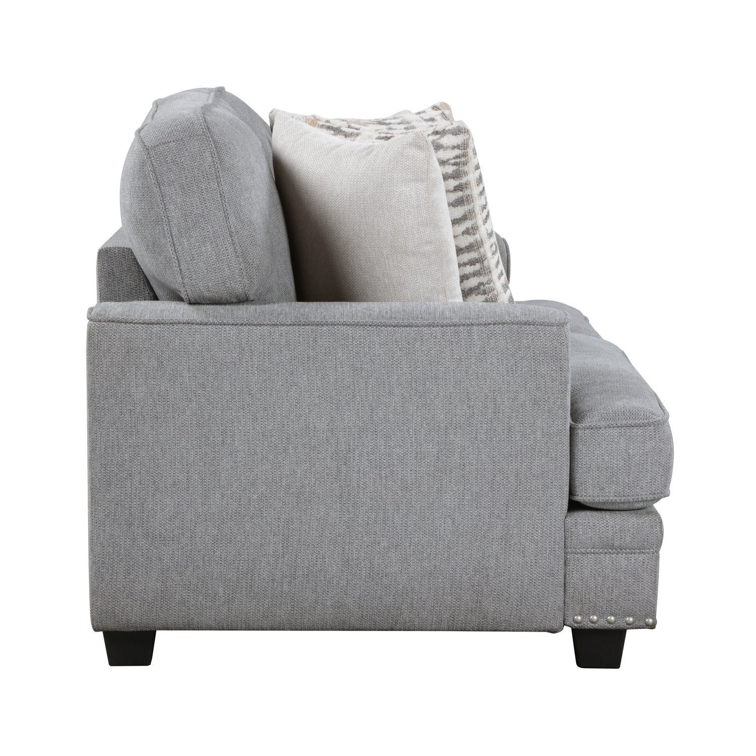 9648GY*2 2pc Set: Sofa, Love - 9648GY*2