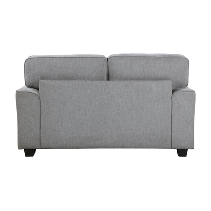 9648GY*2 2pc Set: Sofa, Love - 9648GY*2