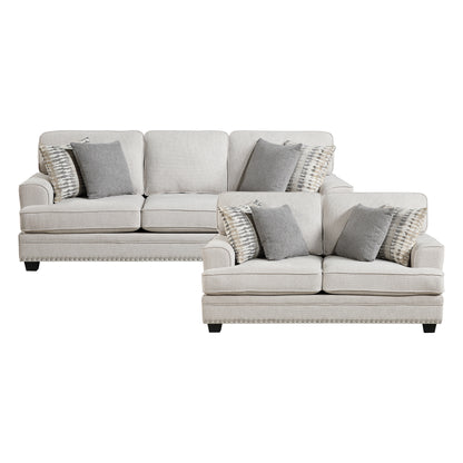 9648SN*2 2pc Set: Sofa, Love - 9648SN*2