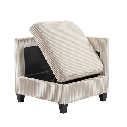 9650NBE*6SC (6)6-Piece Sectional with Storage, Storage Pouches and Charging Ports - 9650NBE*6SC