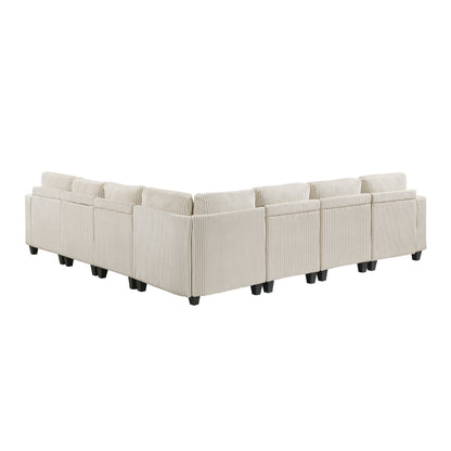 9650NBE*7SC (7)7-Piece Sectional with Storage, Storage Pouches and Charging Ports - 9650NBE*7SC