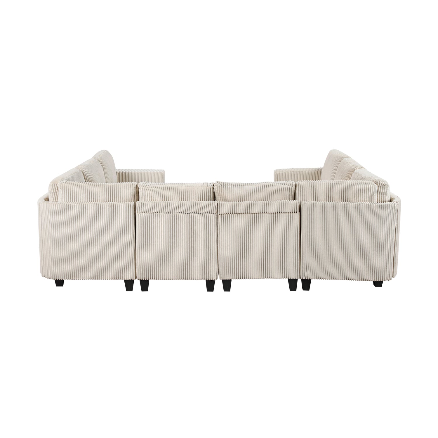 9650NBE*8SC (8)8-Piece Sectional with Storage, Storage Pouches and Charging Ports - 9650NBE*8SC