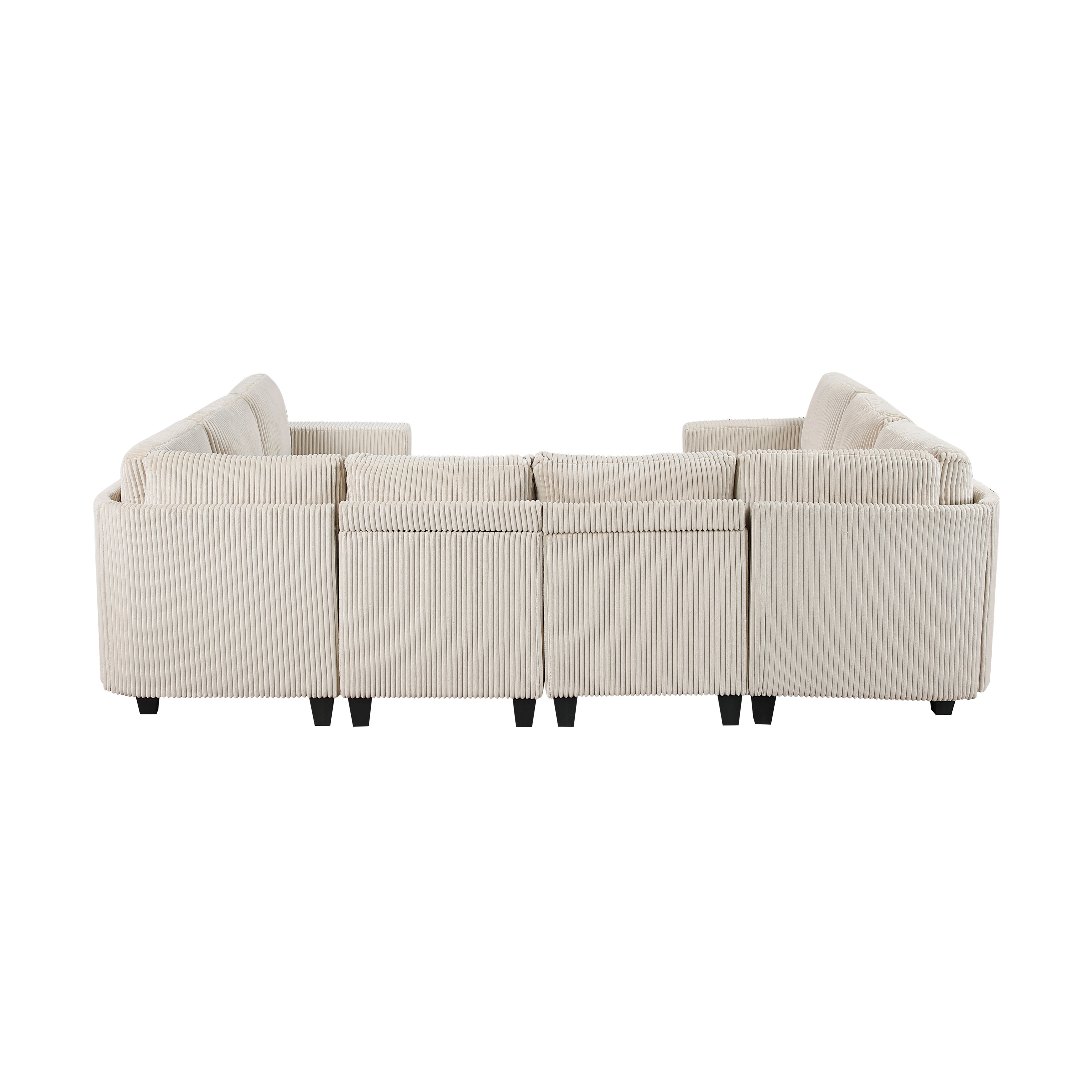 9650NBE*8SC (8)8-Piece Sectional with Storage, Storage Pouches and Charging Ports - 9650NBE*8SC