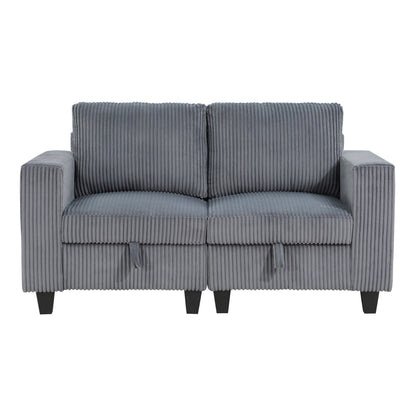 Walterboro Dark Gray Modular Living Room Set from Homelegance - Luna Furniture