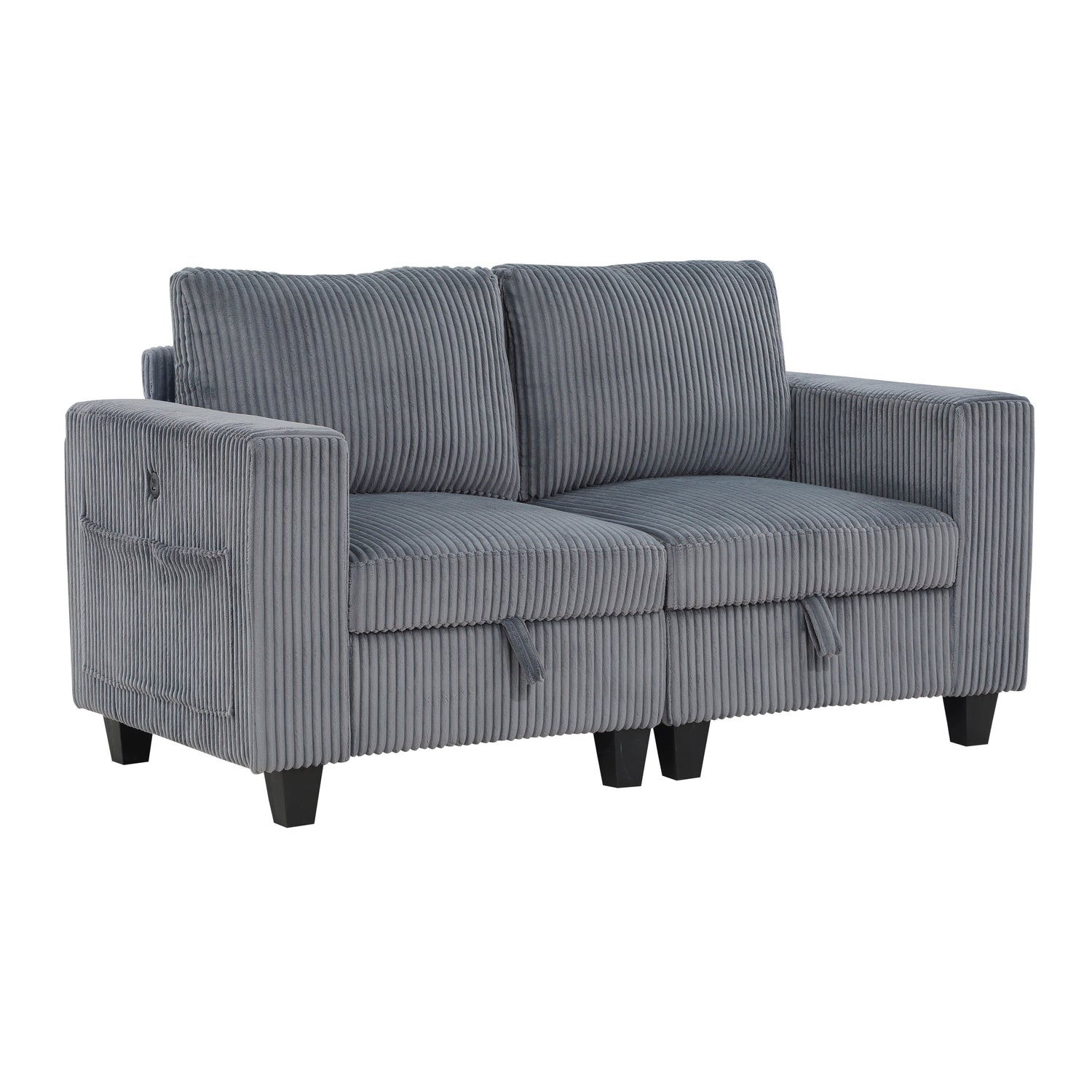 Walterboro Dark Gray Modular Living Room Set from Homelegance - Luna Furniture