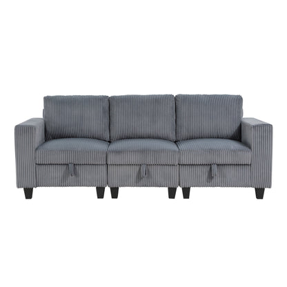Walterboro Dark Gray Modular Living Room Set from Homelegance - Luna Furniture