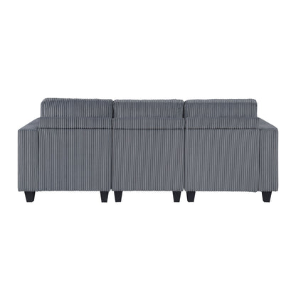 Walterboro Dark Gray Modular Living Room Set from Homelegance - Luna Furniture