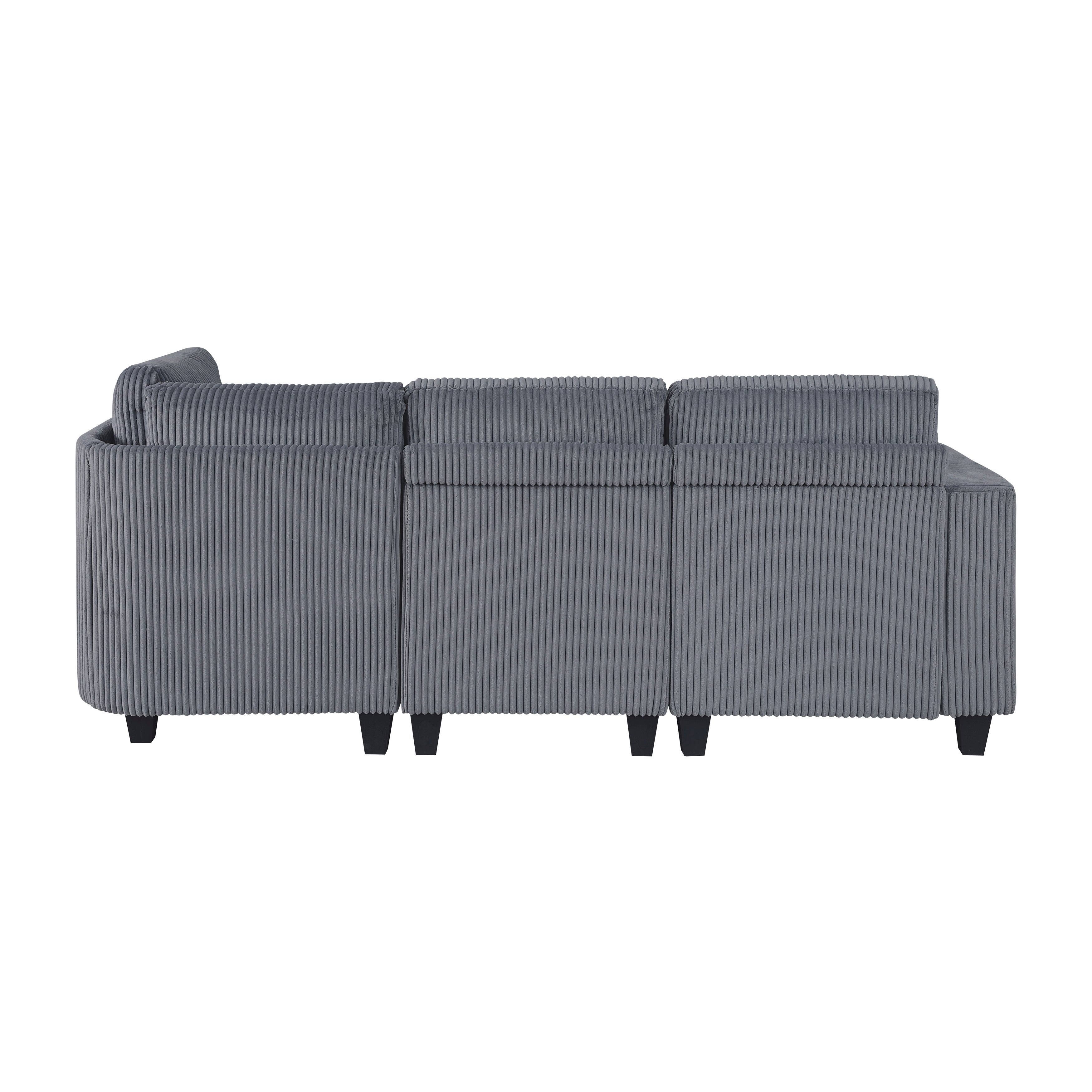9650NDG*4SC (4)4-Piece Sectional with Storage, Storage Pouches and Charging Ports - 9650NDG*4SC