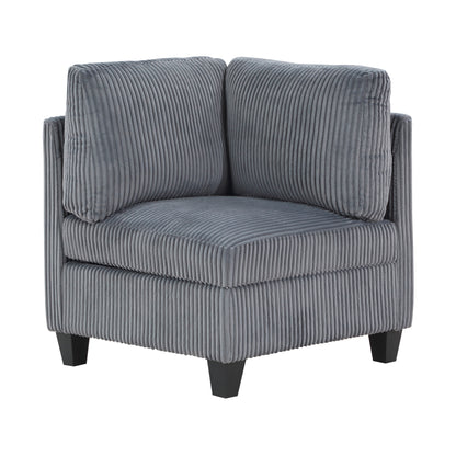 9650NDG*5SC (5)5-Piece Sectional with Storage, Storage Pouches and Charging Ports - 9650NDG*5SC