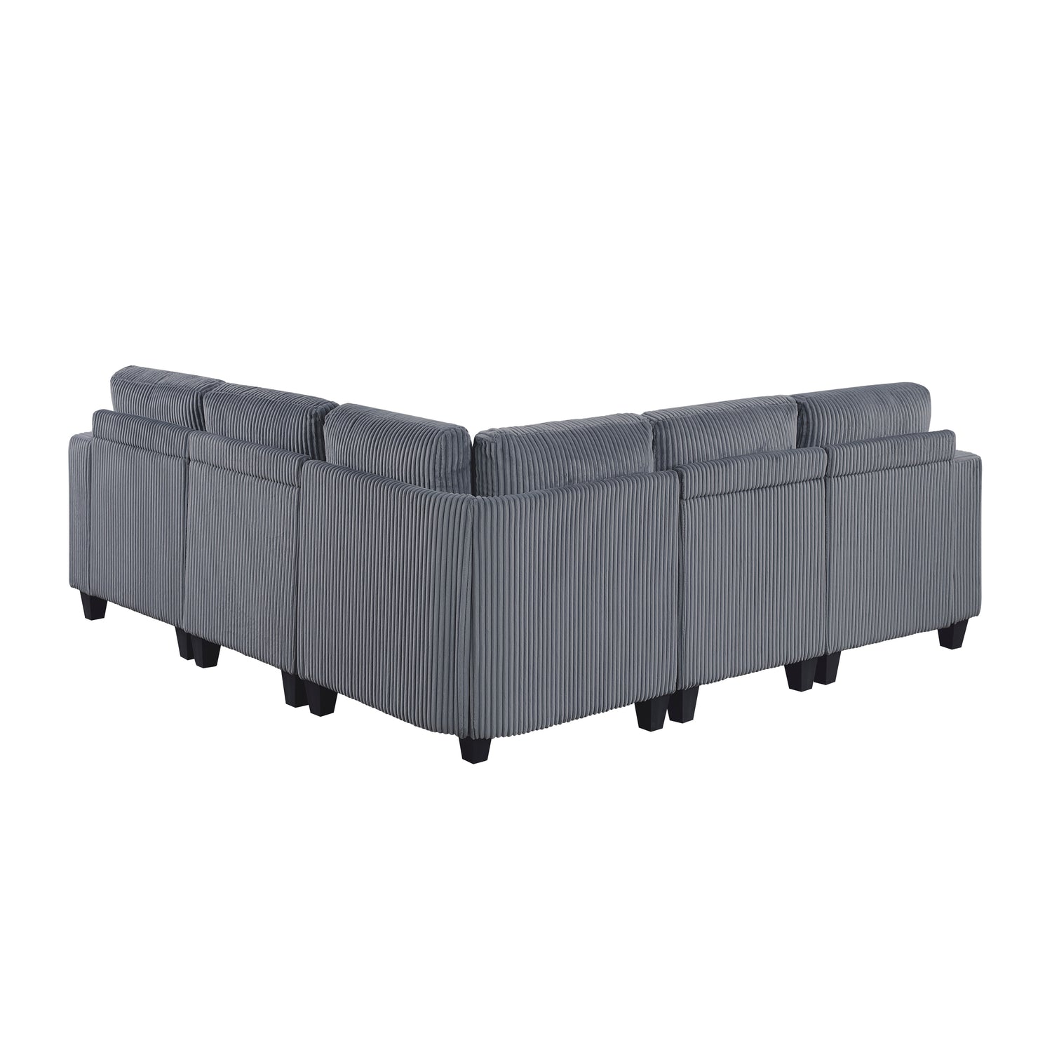 9650NDG*5SC (5)5-Piece Sectional with Storage, Storage Pouches and Charging Ports - 9650NDG*5SC