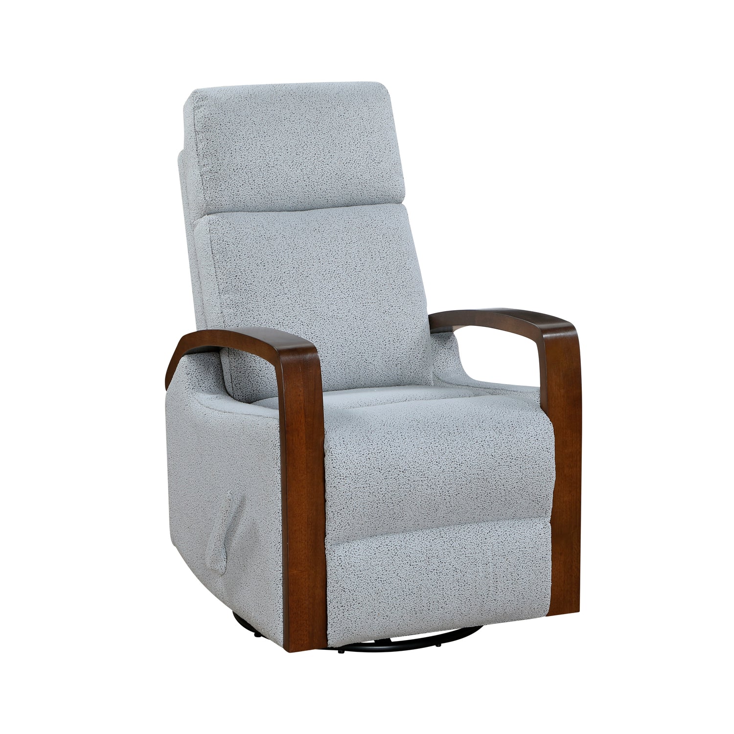 9659GRY-1 Swivel Glider Reclining Chair - 9659GRY-1